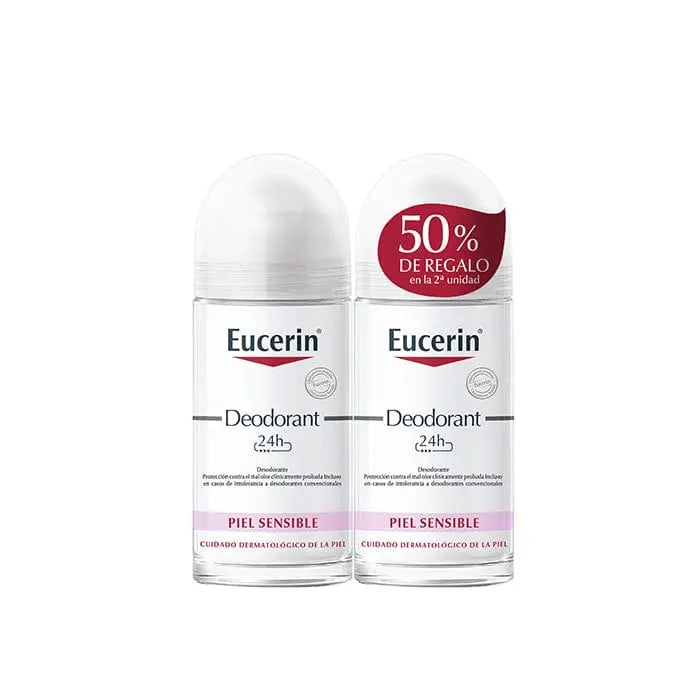 Jag Couture London - New York Eucerin Roll On Deodorant Sensitive Skin 2x50ml