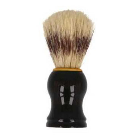 Eurostil boar hair shaving brush by Jag Couture London-New York, showing the natural bristle brush for traditional shaving.