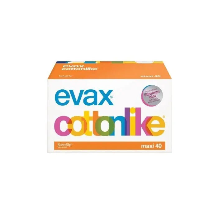 Evax Cottonlike Maxi Pantyliners 40 Units Jag Couture London - New York