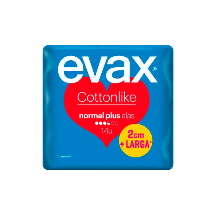 Evax Cottonlike Normal Pads Wings Plus 14U Jag Couture London - New York