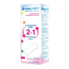 FarmaConfort Pantyliners Maxi 2in1 Sanitary Napkin Ultra 24 Units Jag Couture London - New York