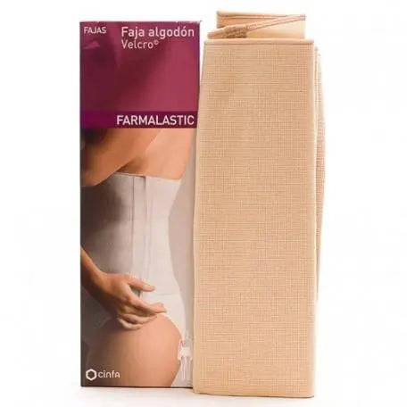 Farmalastic Lumbar Girdle Beige Velcro T-3 1 Pc Jag Couture London - New York