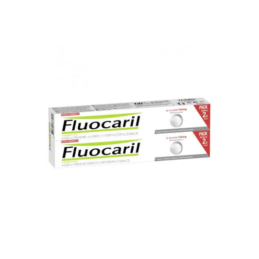 Fluocaril Bi-Fluorinated Whiteness Toothpaste 2 x 75ml Jag Couture London - New York