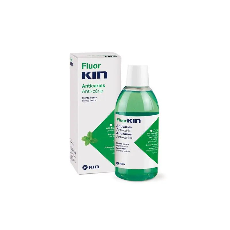 Fluorkin Enjuague Diario Menta 500ml Kin Jag Couture London - New York