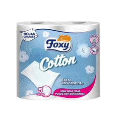Foxy Cotton Toilet Paper 5 Layers 4 Rolls Jag Couture London - New York