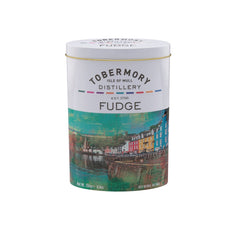 Tobermory flavoured fudge in oval tin