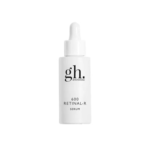Jag Couture London New York GH 600 Retinal-R Serum 30ml bottle, skincare product with clear glass packaging and dropper applicator.