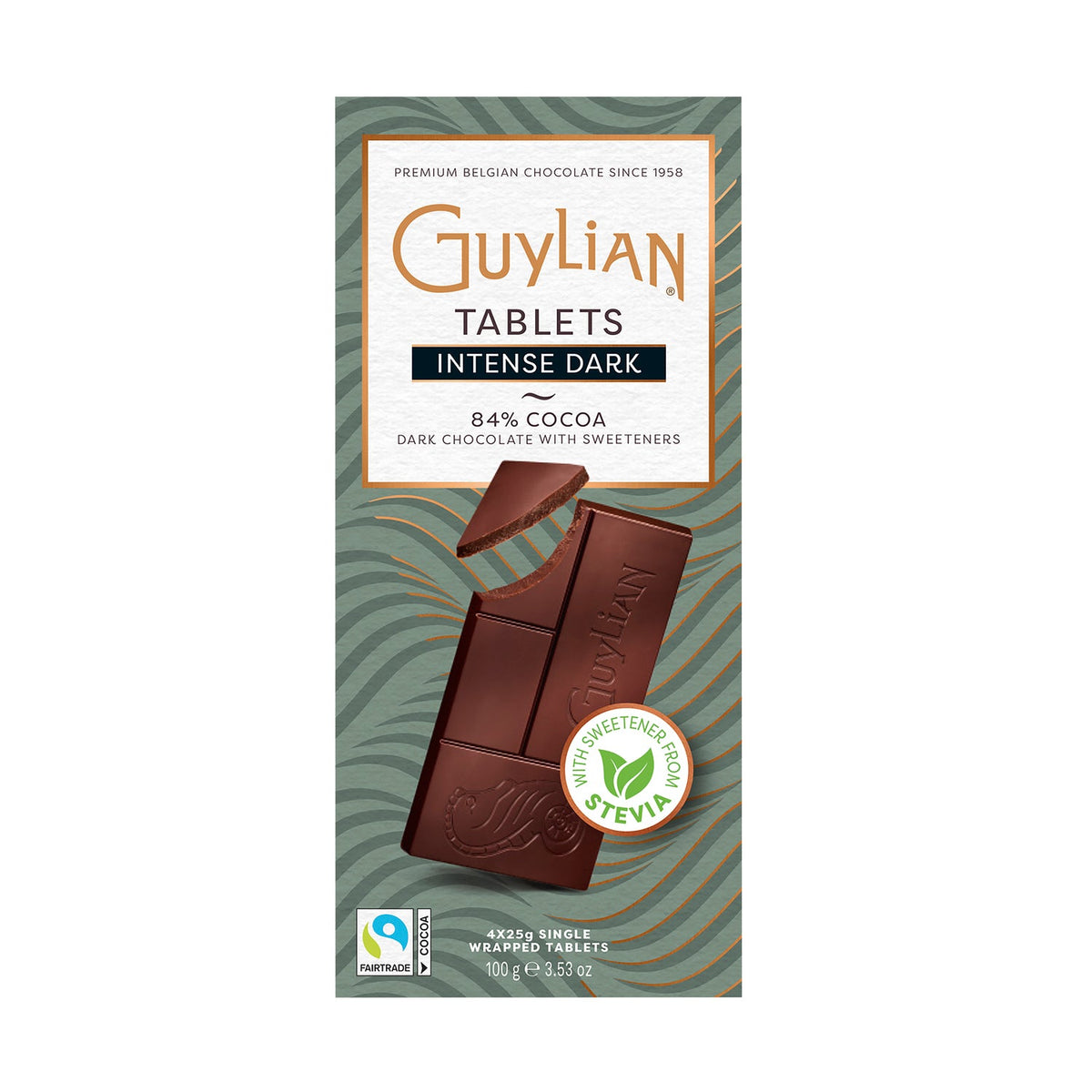 Guylian 84% intense dark chocolate no added sugar mini bars