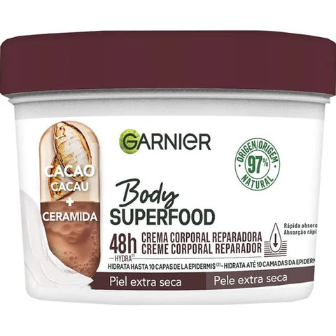 Garnier Body Superfood Cocoa Repair Body Cream 380ml Jag Couture London - New York