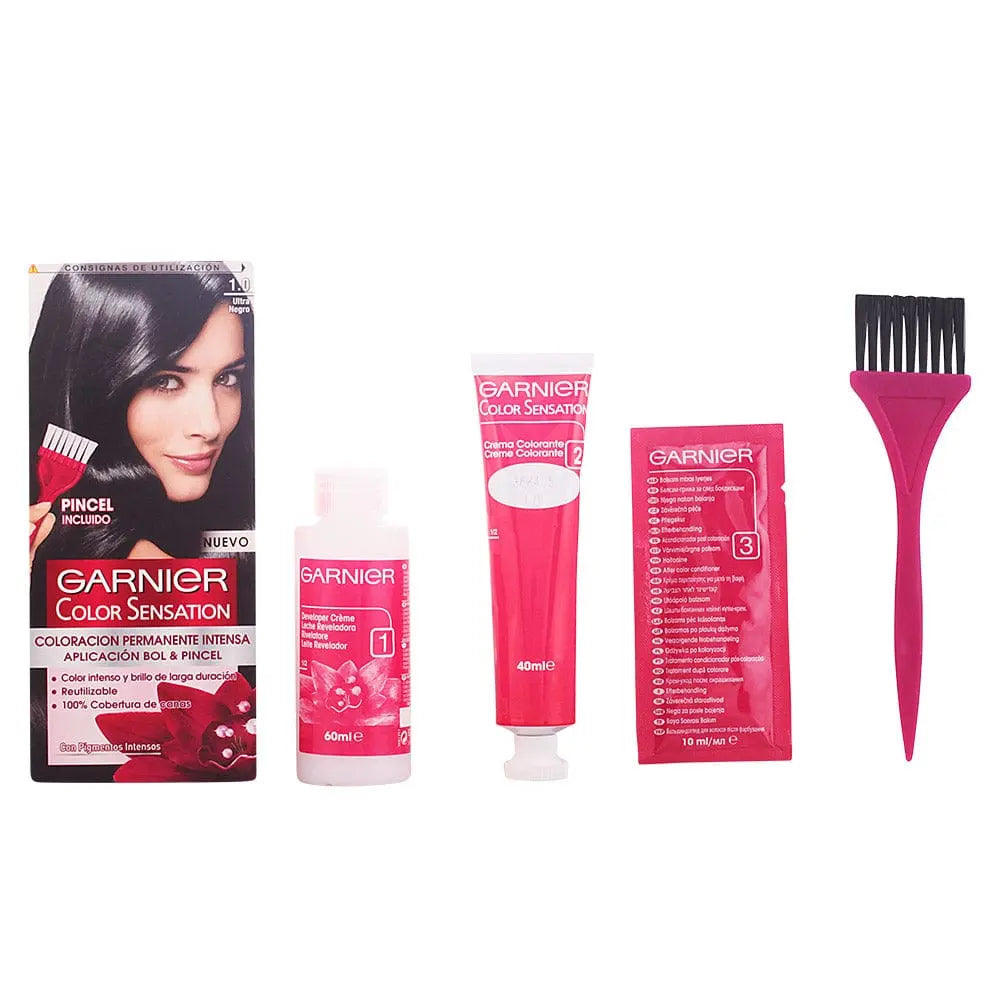 Jag Couture London - New York Garnier Color Sensation 1 Ultra Black