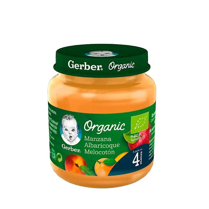 Jag Couture London - New York Gerber Organic Apple Apricot Peach 125g