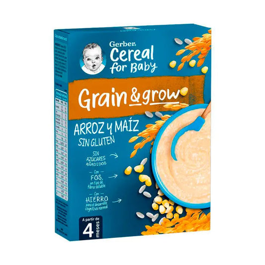 Gerber Papilla Rice and Corn Gluten Free 250g Jag Couture London - New York