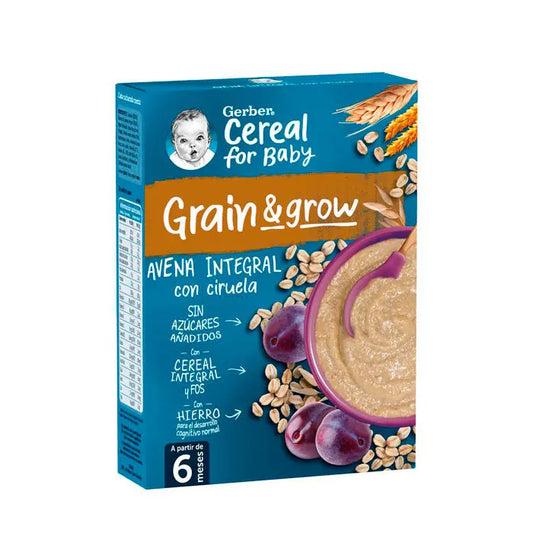 Gerber Porridge Oats and Plum 250g Jag Couture London - New York