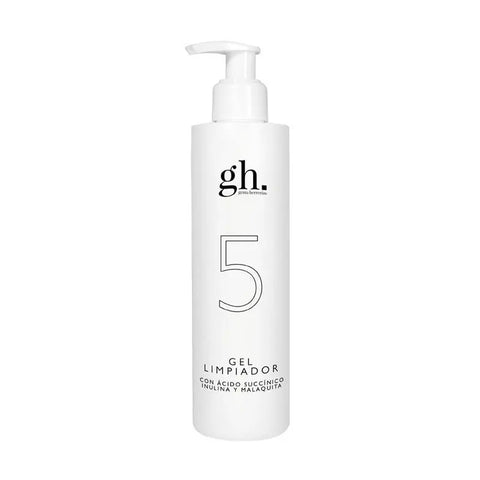 Jag Couture London New York Gh Gema Herrerías 5 Cleansing Gel 250 ml, clear gel in a pump bottle.
