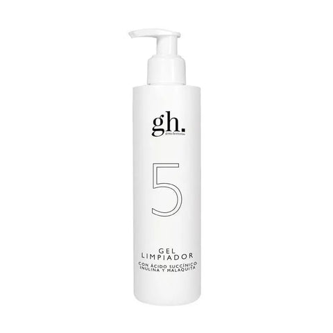 Jag Couture London New York Gh Gema Herrerías 5 Cleansing Gel 250 ml bottle with clear label and pump dispenser.