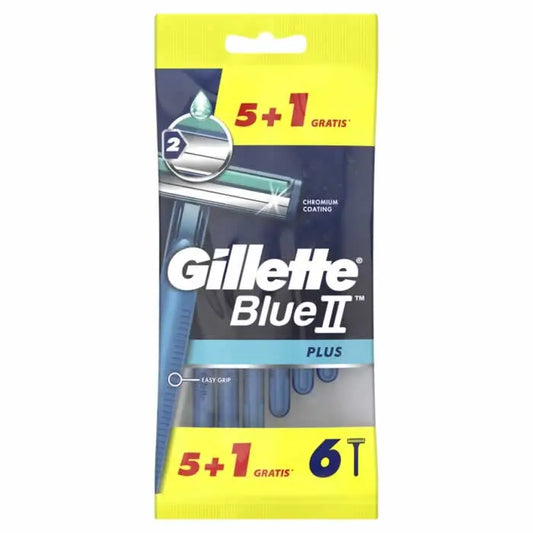 Gillette Blue II Plus 6 Units Jag Couture London - New York