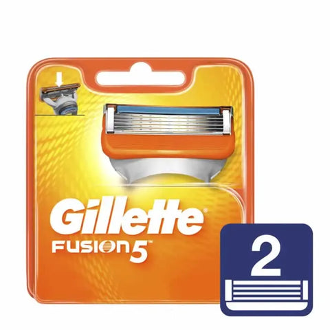 Three Gillette Fusion Proglide razor blades by Jag Couture London - New York, shown in a close-up image.