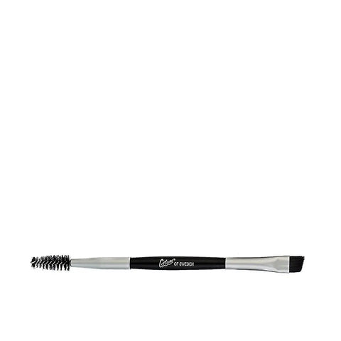 Double-sided Glam of Sweden eyebrow brush by Jag Couture London and New York, featuring precise bristles for grooming eyebrows.