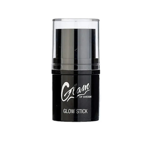 Glam of Sweden Glow Stick 5g by Jag Couture London New York, close-up of the luminous makeup product with sleek packaging