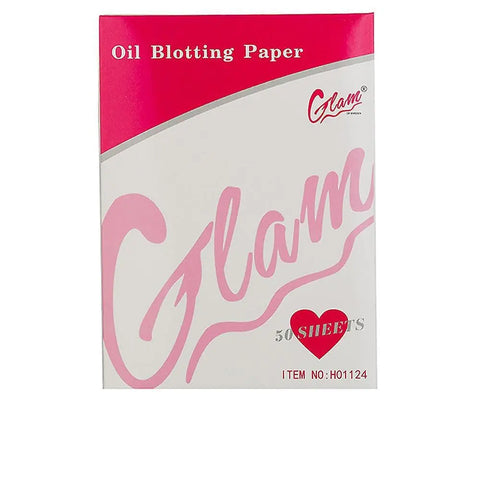 Glam of Sweden oil blotting papers by Jag Couture London-New York, 50 sheets for shine control and matte finish.