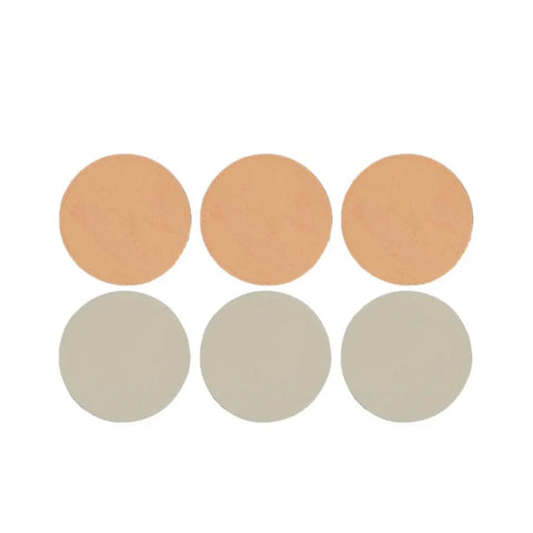 Round Glam of Sweden sponge by Jag Couture London, perfect for makeup application, shown on a clean white background.