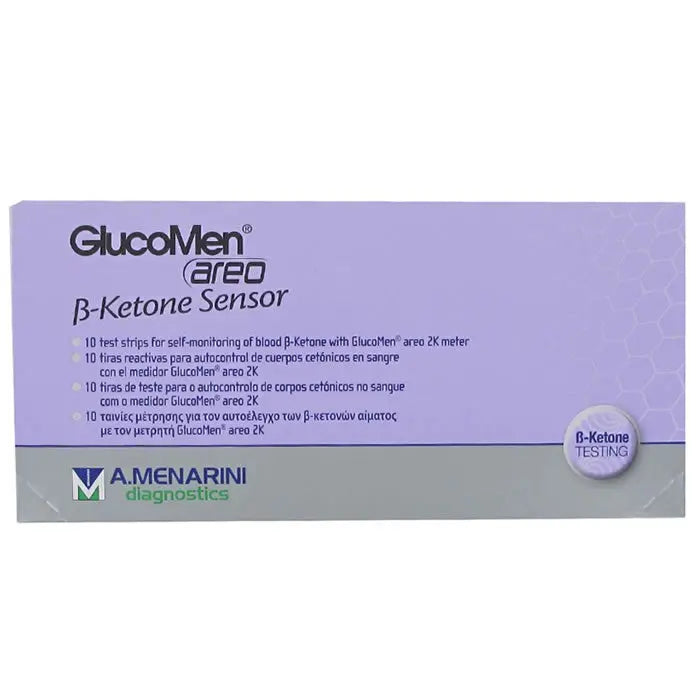 Glucomen Areo Sensor B-Ketone 10 Test Strips Jag Couture London - New York