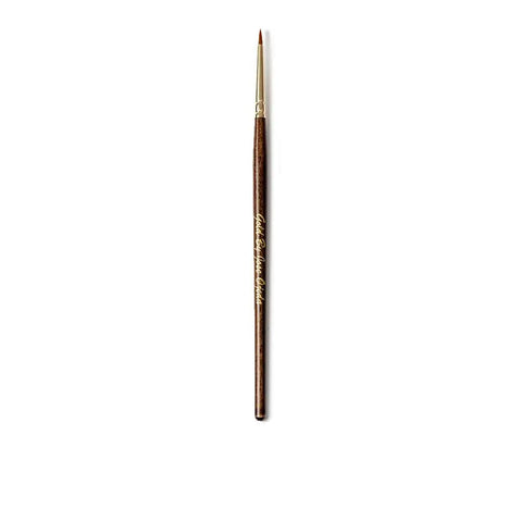 Gold By José Ojeda eyeliner brush in chocolate color, designed for precise application, from Jag Couture London New York.