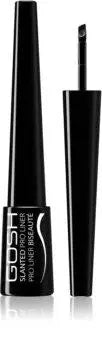 Gosh Slanted Pro Liner Eyeliner 001 in Intense Black, 3ml, by Jag Couture London New York, with a sleek black eyeliner pen.