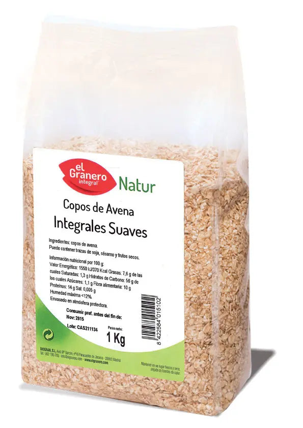 Granero Copos Suaves De Avena Integral 1 Kg Jag Couture London - New York