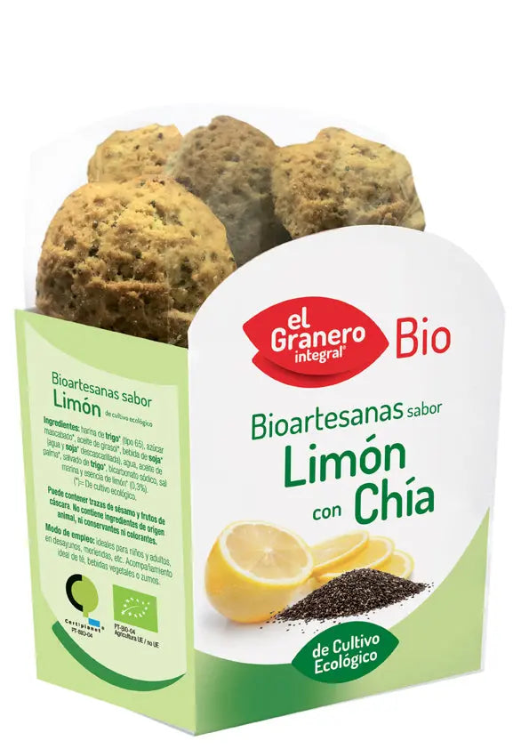 Granero Galletas Artesanas Sabor Limon Con Chia 250g Jag Couture London - New York