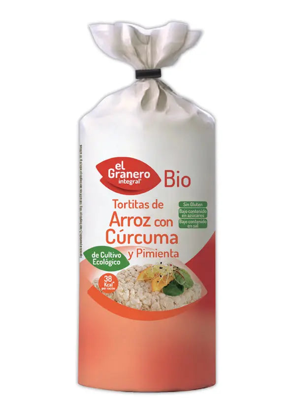 Granero Tortitas De Arroz Con Curcuma y Pimienta Bio 115g Jag Couture London - New York