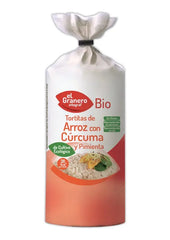 Jag Couture London - New York Granero Tortitas De Arroz Con Curcuma y Pimienta Bio 115g