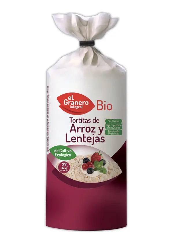 Granero Tortitas De Arroz y Lentejas Bio 115g Jag Couture London - New York