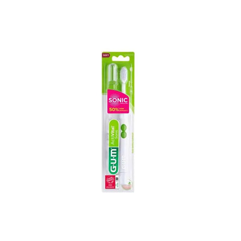 Jag Couture London New York Gum Activital Sonic Brush with sleek design and soft brush heads for gentle gum cleaning.