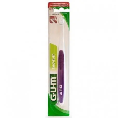 Jag Couture London - New York Gum G-U-M End Tuft Brush Toothbrush, 308rqb, 1 Ea