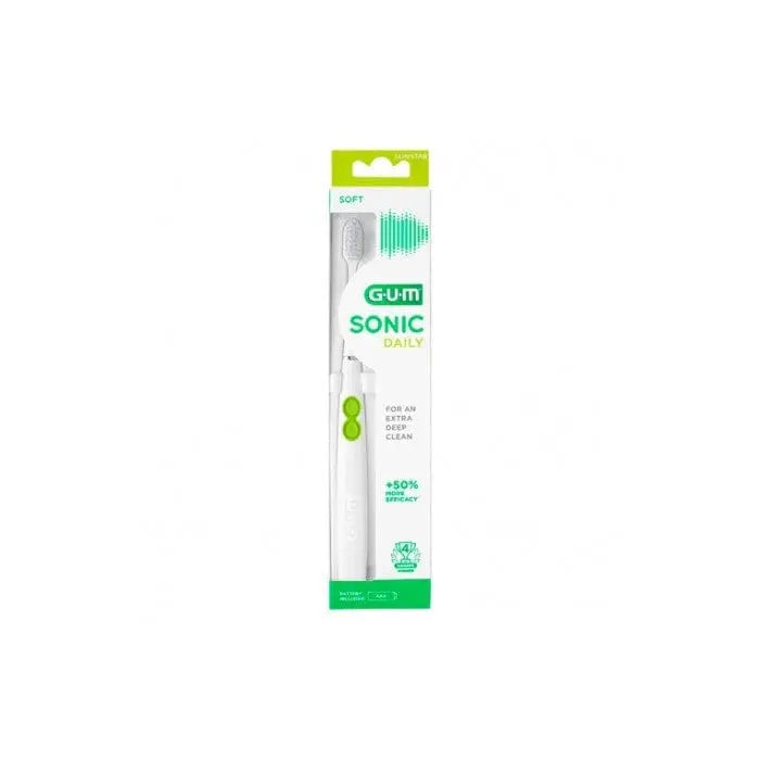 Jag Couture London - New York Gum Sonic Daily Battery Powered White Brush