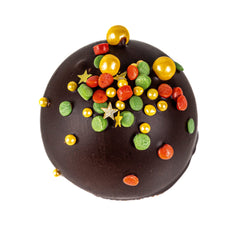 Whisky Mac & ginger truffle balls - flavoured oatmilk ganache in dark chocolate 12.8g