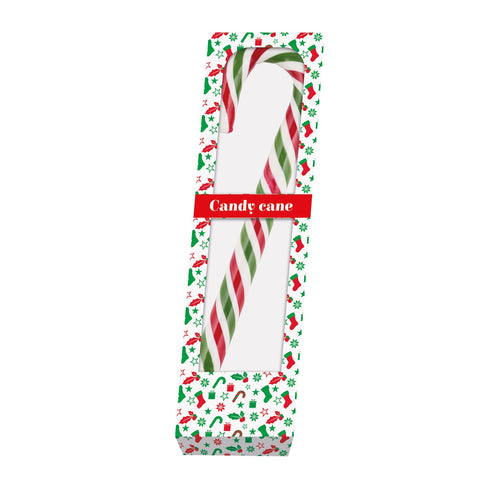 Jag Couture London - New York giant candy cane, 24.8cm, with red and white stripes, standing upright on a plain background.