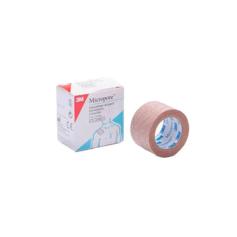 Hartmann Micropore skin-colored medical tape, 5x2.5mm, for secure wound dressing, by Jag Couture London - New York.