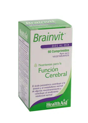 Health Aid Brainvit 60 Comp - Jag Couture London - New York