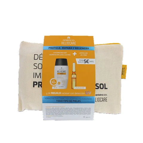Set of Heliocare 360 Water Gel SPF50+ 50ml and Endocare Radiance C Oil-Free 10 Ampoules from Jag Couture London-New York.