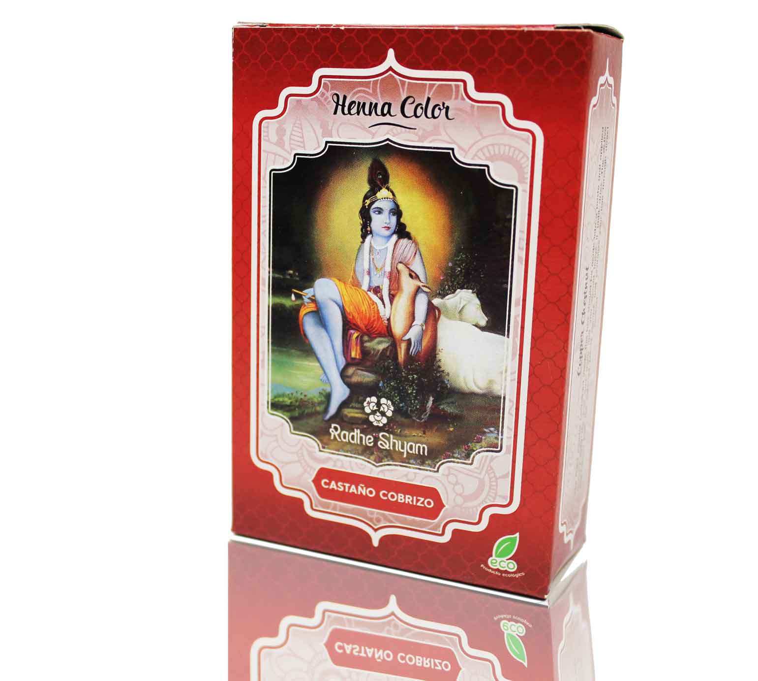 Henna Radhe Castaño Cobrizo Polvo 100g Jag Couture London - New York