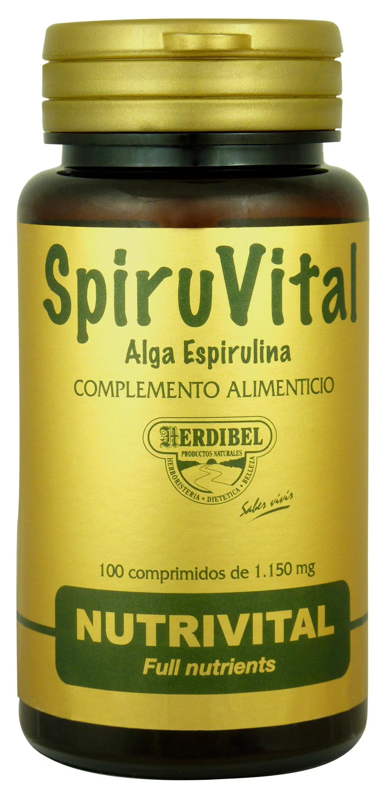 Herdibel Spiruvital 1000 Mg 100 Comp Jag Couture London - New York