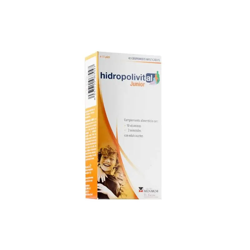 Hidropolivital Junior 40 Chewable Tablets Jag Couture London - New York