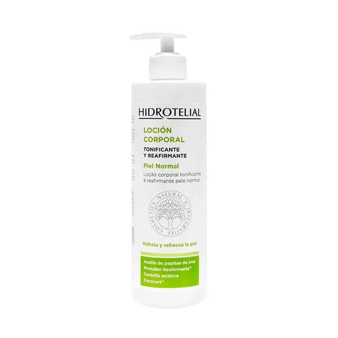 Hidrotelial firming lotion in 500ml bottle by Jag Couture London New York, showing the product with its packaging and label.
