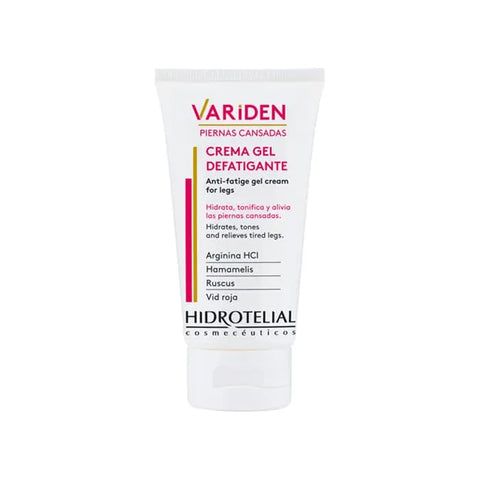 Hidrotelial Variden Defatigating Cream jar, 75ml, by Jag Couture London - New York, with sleek packaging and creamy texture visible.