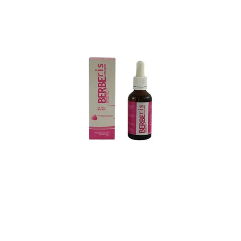 Homeosor Berberis Drops 50ml by Jag Couture London New York, featuring a clear bottle with a dropper cap on a white background.