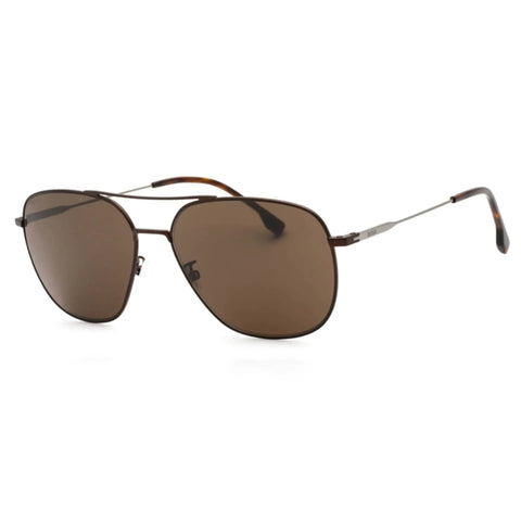 Hugo Boss 1557OFS 01OT-70 sunglasses with black frame and dark lenses, displayed on a clean background.