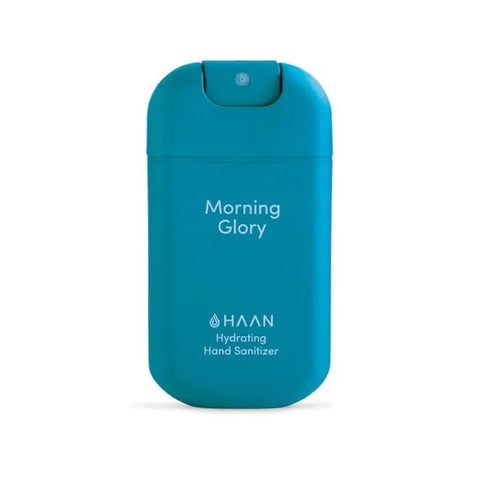 Hydrating hand sanitizer in a 30ml bottle with Morning Glory scent by Jag Couture London New York.