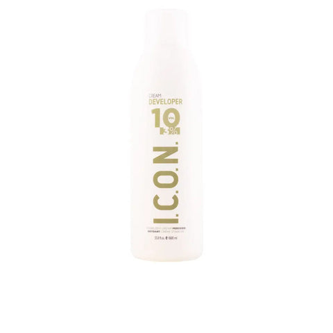 Icon Ecotech Color Cream Developer 10 Vol by Jag Couture London, 1000ml bottle for hair coloring applications.